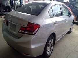 2014 HONDA CIVIC, SILVER, LX, 1.8L, AT,   A25183